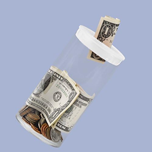 Cleartec SBT00310 3" Thin Wall Sealed Bottom X 12.25" Tube PETG (qty 25) with PRP3.000NAT-BT 3" Poly Plug Natural W/Coin Slot (qty 25)