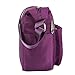 Crossbody Bags for Women,Water Resistant Lightweight Nylon with 6 Pockets Bag by ZYSUN (Purple-B)