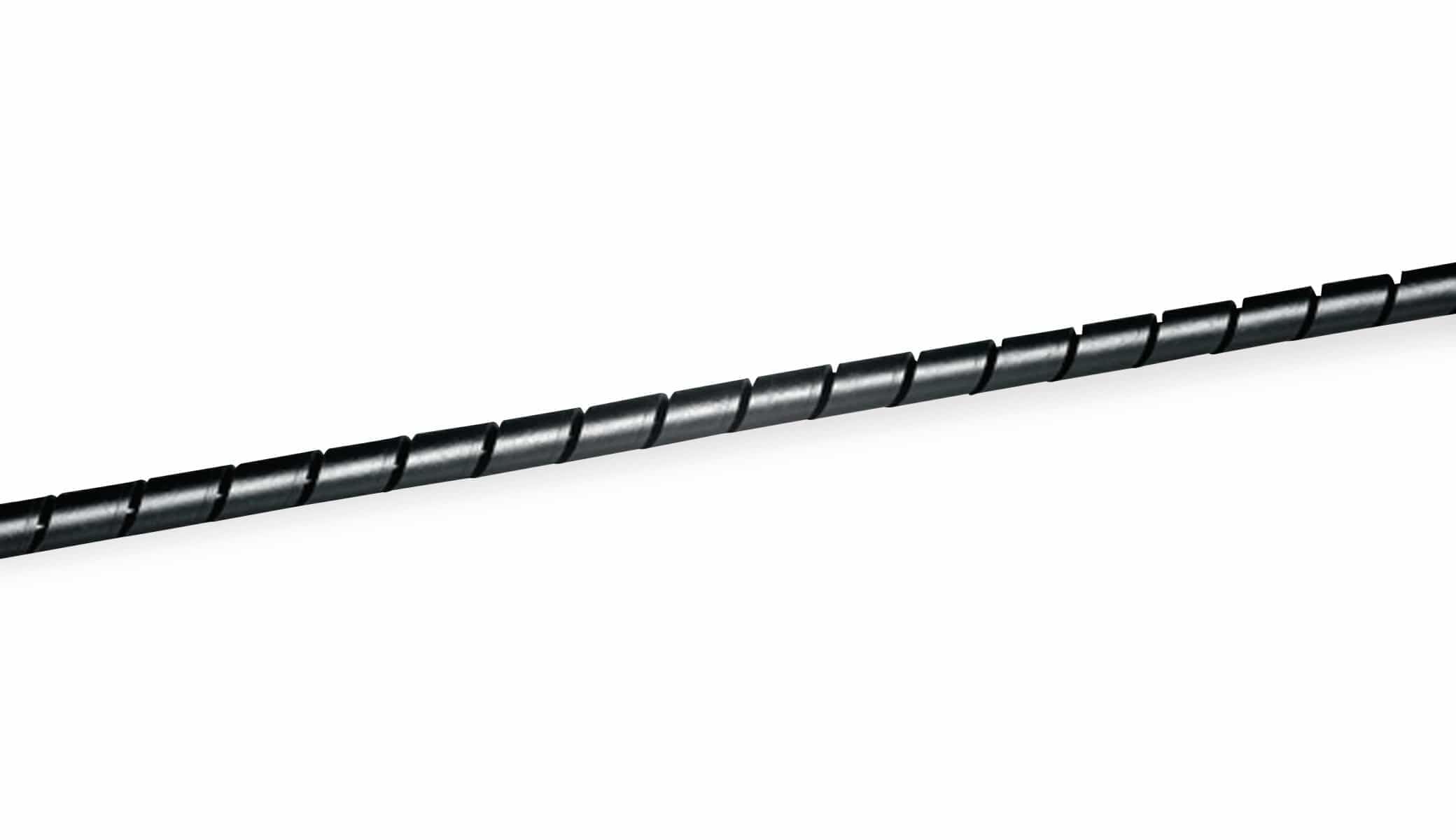 HellermannTyton - PE spiral fret black colour Diameter 4 mm