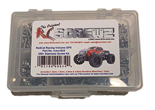 RCScrewZ RedCat Racing Volcano EPX Stainless Steel Screw Kit - rcr034 - complete kit