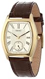 Seiko Men's SRK008 Stainless Steel Watch with Leather Band