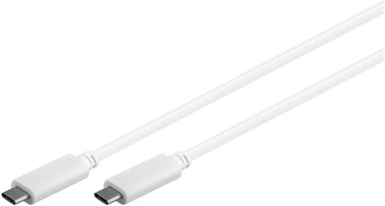 Goobay 67193 USB-C 3.1 Generation 1 Cable, White, 0.5m Length