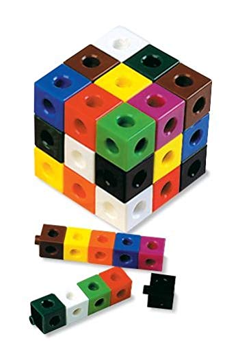 ETA hand2mind Linking Pop Cubes, Educational Counting Math Toy (Set of 500) - Thumbnail 2