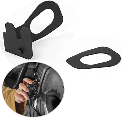 YBERLIN CB Mic Holder Mount Hand Held Microphone Radio Mounting for Jeep Wrangler JK 2011-2018 Passenger Grab Bar
