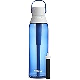 Brita Plastic Water Filter Bottle, 26 oz, Sapphire
