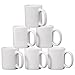 Creative Home - 85355 Creative Home Set of 6 Piece, 12 oz Ceramic Coffee Mug Tea Cup, 3-1/4