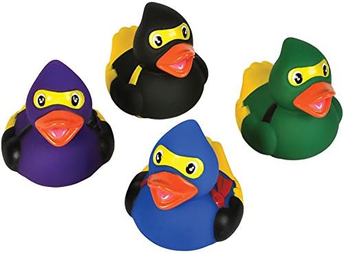 Ninja Rubber Ducks 12 Pk
