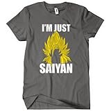 I'm Just Saiyan T-Shirt DBZ Dragon Tee Goku Ball Super Z GT Dragonball Vegeta