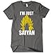 I'm Just Saiyan T-Shirt DBZ Dragon Tee Goku Ball Super Z GT Dragonball Vegeta