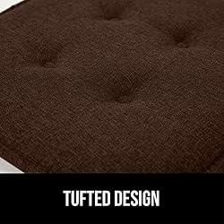 Gorilla Grip Tufted Memory Foam Chair Cushions, Set