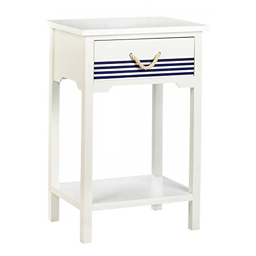 Outdoor Accent Table, Nautical Patio Side Decor Modern Indoor Accent Table - Thumbnail 2