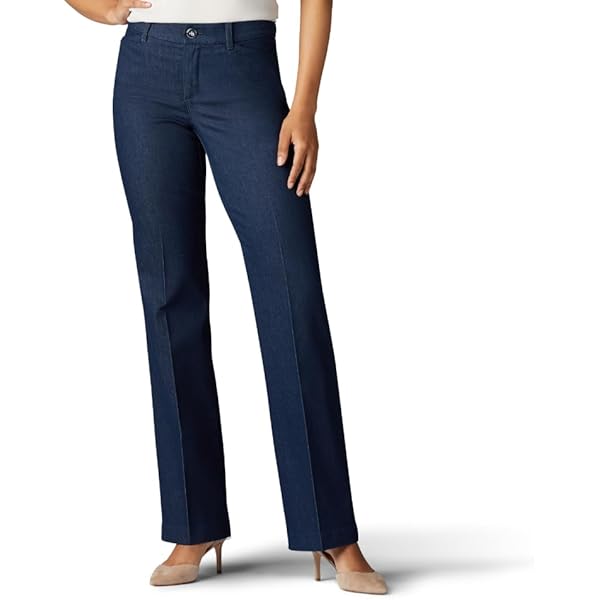 Lee Pantaloni Da Donna Ultra Lux Comfort Any Wear A Gamba