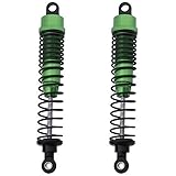 Hobbypark Aluminum Shock Absorber Assembled for Redcat Everest Gen7 Sport 1/10 RC Crawler Truck Replacement of 08001 Upgrade Parts (Set of 2) (Green)