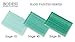 Classic Hand Painted Series - Gainsboro - Greens and Teals, Hand Painted Glass for Tile Kitchens and Bathrooms Master Sample Pack