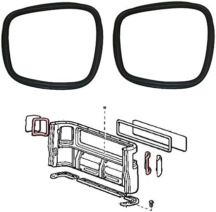 Side Window LH RH Corner Rubber Seal For 1974-1984 Toyota Land Cruiser Pickup BJ45 FJ45 HJ45 HJ47
