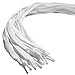OrthoStep Wide Flat Athletic 36 inch White Shoelaces - Shoe and Sports Shoelaces 2 Pair Pack