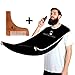 Beard Necessities Beard Shaving Apron + Shaping Comb Kit Adjustable Apron Best To Use With Trimmer For Catching Mens Facial Hair. Grooming Care Set For Men Includes Bonus Tool. Shave Better Today!
