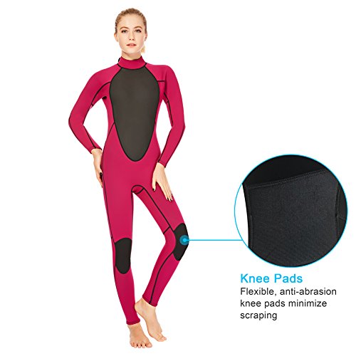 image for Realon Womens Wetsuit Full 3mm 2mm Neoprene Surfing Scuba Diving Snork