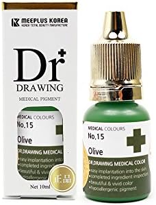MEEPLUS KOREA Dr. Drawing Liquid Type Pigment for Machine - Olive