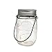 LKXC Black Stainless Steel mason jar hanger, mason jar hooks, Wire Handles (Handle-Ease) for Mason, Ball, Canning Jars(Black, 8PCS)