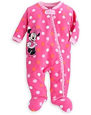Store Minnie Mouse Polka Dots Blanket Sleeper Pajamas for Baby, Pink