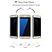 Galaxy S7 Edge Glass Screen Protector Ying ze Anti-Bubble Anti-spy Phone Cases Gold for Galaxy S7 Edge Mobile Screen Guard