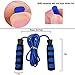 Aoneky Kids Bearing Jump Rope with Comfort Handles, Light Skipping Rope for Women Exercise, Crossfit, Boxing, Workout and Fitness