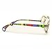 GloFX Tribal Kaleidoscope Rave Glasses- Rainbow Crystal Glass Diffraction Lens