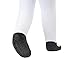 Baby Infant Toddler Shoe Look Tights - Mary Jane - Anti Slip Soles - Soft Cotton Knit (6-12 Months, Sparkle Black)