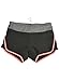 Aleumdr Womens Patchwork Running Yoga Gym Workout Athletic Sport Shorts