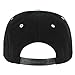 DECKY 2Tone Flat Bill Snapbacks, Black/Grey