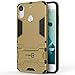 HTC Desire 10 Pro Case, CoverON [Shadow Armor Series] Hard Slim Hybrid Kickstand Phone Cover Case for HTC Desire 10 Pro - Gold / Black