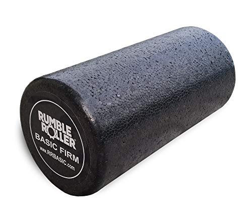 RumbleRoller Basic Firm Foam Roller-Solid EPP Foam Roller for Deep Tissue Massage and Self-Myofascial Release