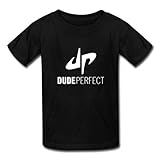 Mr.Potato 2016 Incomparable Dude Perfect Black kid Tee Shirt Medium