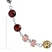 Silpada 'Burgundy Blush' Natural Agate, Hematite & Red Tiger's Eye Necklace in Sterling Silver & Brass