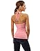 PattyBoutik Women's Halter Ruched Sides Top (Coral Pink M)