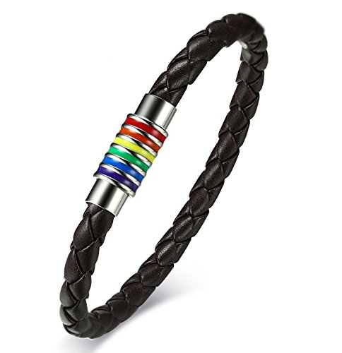 2 Nanafast+Stainless+Magnetic+Rainbow+Bracelet