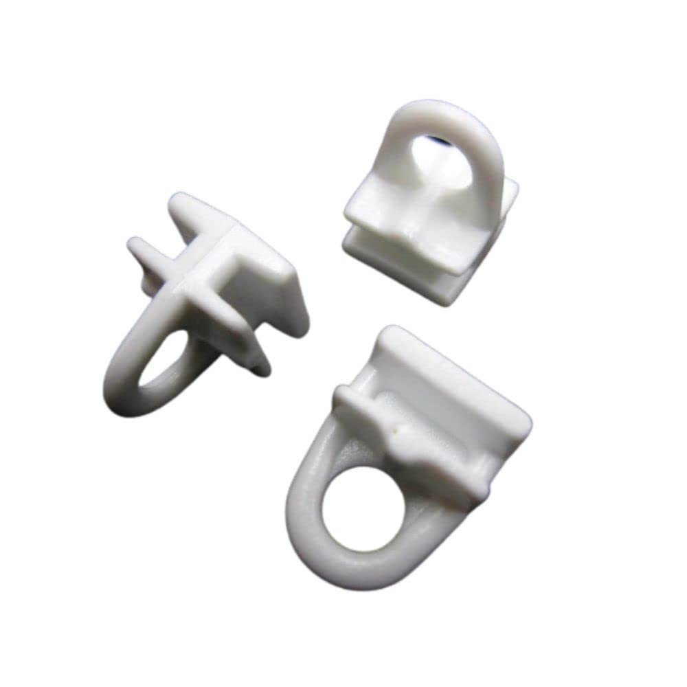 Ceiling Curtain Track Gliders Pole Runners Drape Fabric Rail Tape Hooks Effortless Gliding Rail Slider Hooks Rod Slides Rollers for Window Door Shower Curtain Pack of 20.