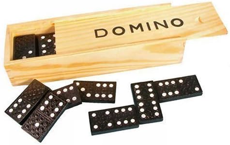 EcotronicCHILDREN'S WOODEN BOXED DOMINOES SET [Toy]