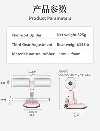 Portable-Self-Suction-Sit-Up-Floor-Bar-Abdominal-Core-Trainer-Curl-Movement-Auxiliary-Device-Adjustable-Appliance-Muscle-Training-Body-Stretching-Household-Fitness-Equipment