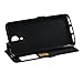 Mama Mouth Ultra Thin HD View Window Flip Stand View for Blu Life One X2 L0091UU - W-Black