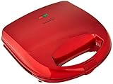 Brentwood  TS-240R  Non-Stick  Compact  Dual  Sandwich  Maker,  Red