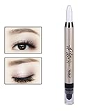 Cream Eyeliner Eye shadow Pencil Lying Silkworm Big Smokey Eyes Shimmer Makeup Glitter Eye Liner Pen (Pearl white)