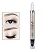 Cream Eyeliner Eye shadow Pencil Lying Silkworm Big Smokey Eyes Shimmer Makeup Glitter Eye Liner Pen (Pearl white)