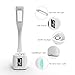 LED Desk Lamp with USB Charging Port, Night Atmosphere Lamp, Alarm Clock, Pen Holder, Calendar, 3-Level Dimmer Eye-Caring Table Lamp for Study/Read/Office