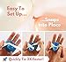 Balloon Arch Kit Balloon Garland Kit Premium | Rose Gold Peach White & Confetti Balloons + Inflator Pump 16ft Decorating Strip Tape & Glue Dots | For Wedding, First Birthday Party & Girl Baby Shower