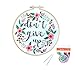 Louise Maelys Embroidery Starter Kit Full Range of Stamped Cross Stitch Kits for Beginner Including Embroidery Cloth with Pattern, Embroidery Hoop, Color Threads, Tools Kit