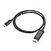 Cable Matters Unidirectional USB C to HDMI Cable - 3.3ft, [4K@60Hz / 2K@144Hz], USB-C to HDMI Cable, Thunderbolt 4 / USB4 Compatible with iPhone 16/15 Pro Max Plus, MacBook, XPS 13, Surface Pro