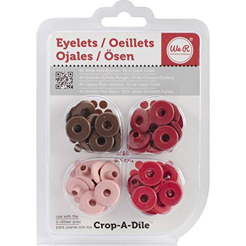 We R Memory Keepers 0633356415855 Eyelets & Washers CropADileWide