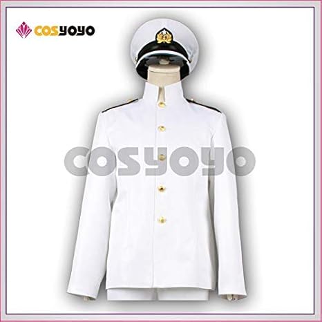 Amazon 艦隊これくしょん 艦これ 戦艦大和 海軍提督 軍服 コスプレ衣装 2545 男女xs Xxxlサイズ 完全オーダメイドも対応可能 男性オーダーサイズ コスプレ 仮装 通販